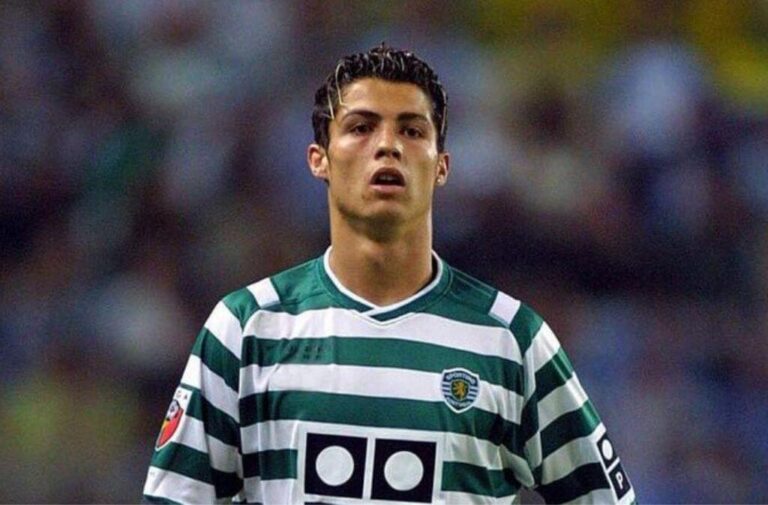 Young Cristiano Ronaldo at Sporting CP